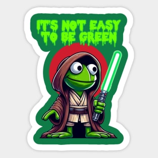 Kermit Yoda Sticker